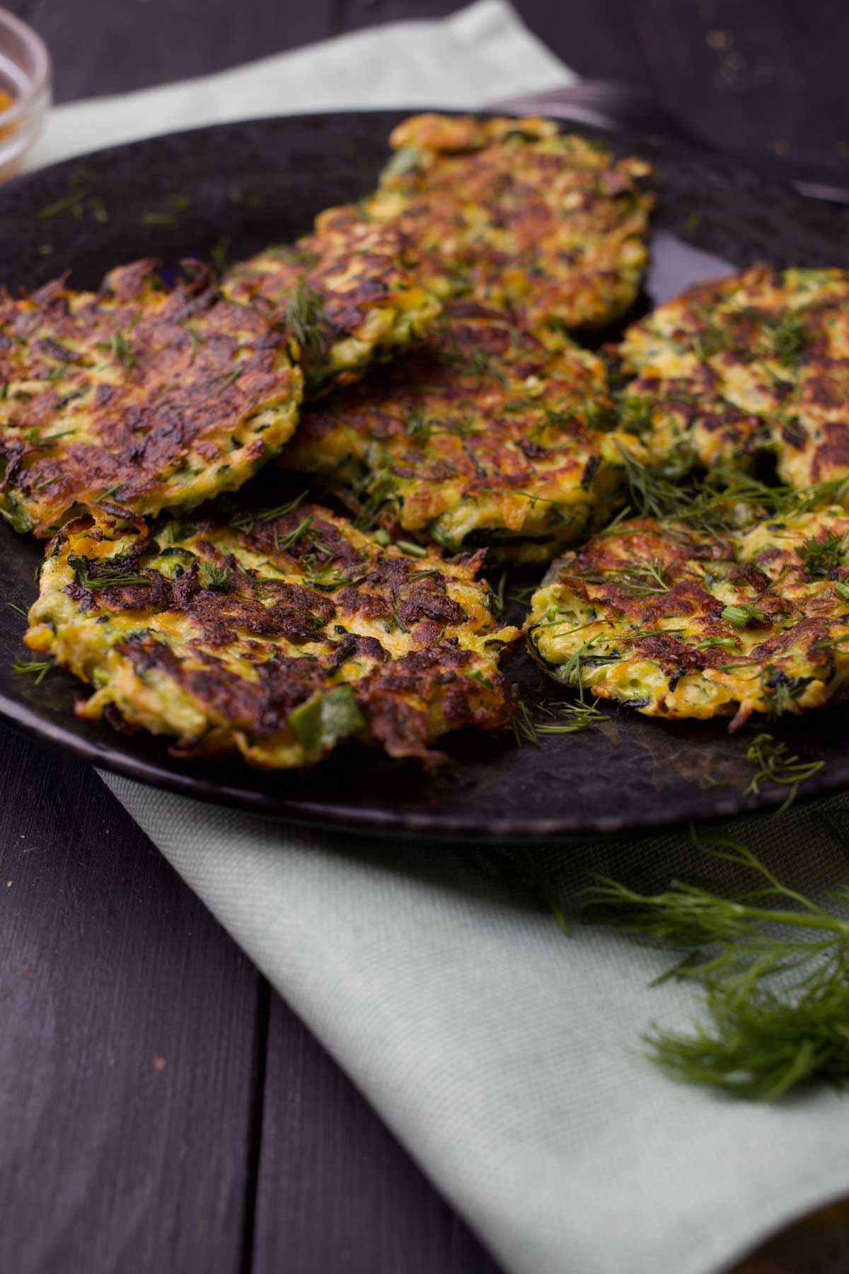 vegan vegetable fritters