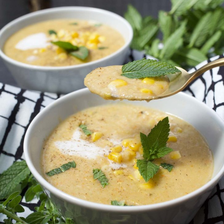 Corn Chowder Vegan Recipe