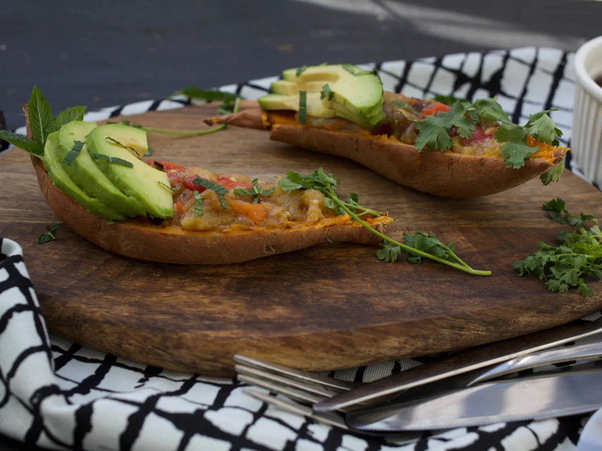 Stuffed Sweet Potatoes