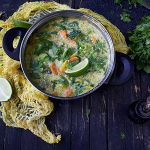 Vegan Green Curry verde