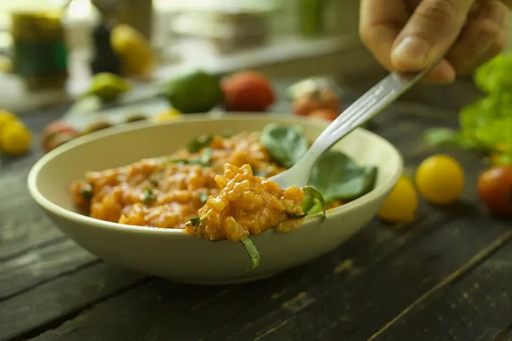 Vegan Roasted Tomato Risotto recipe