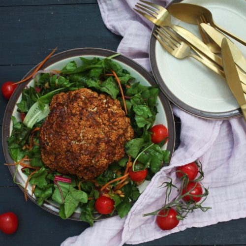 Whole Roasted Cauliflower conopida coapta