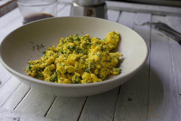 best Vegan Scrambled Eggs recipe