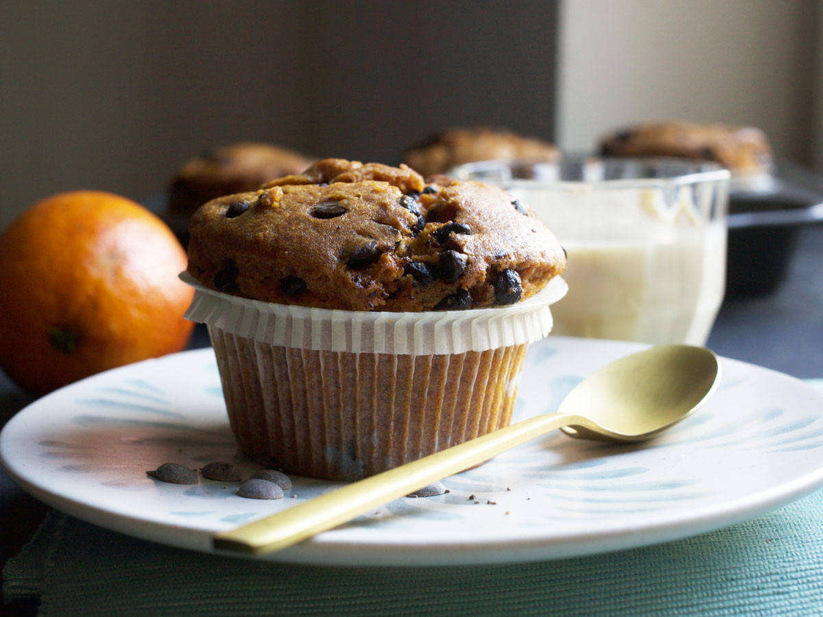 healthy sweet potato muffins 