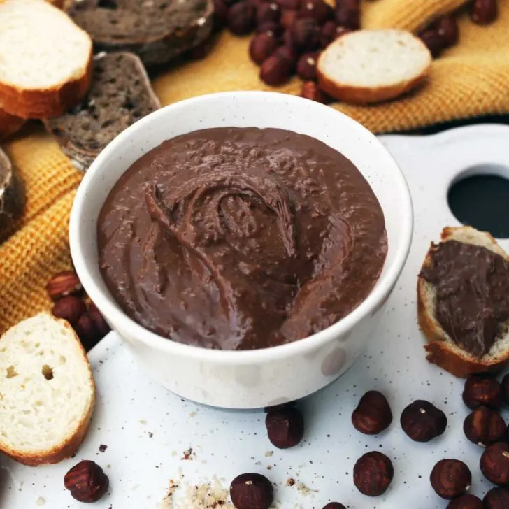 homemade vegan nutella sanatoasa de casa