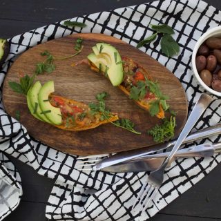 marrocan stuffed sweet potatoes