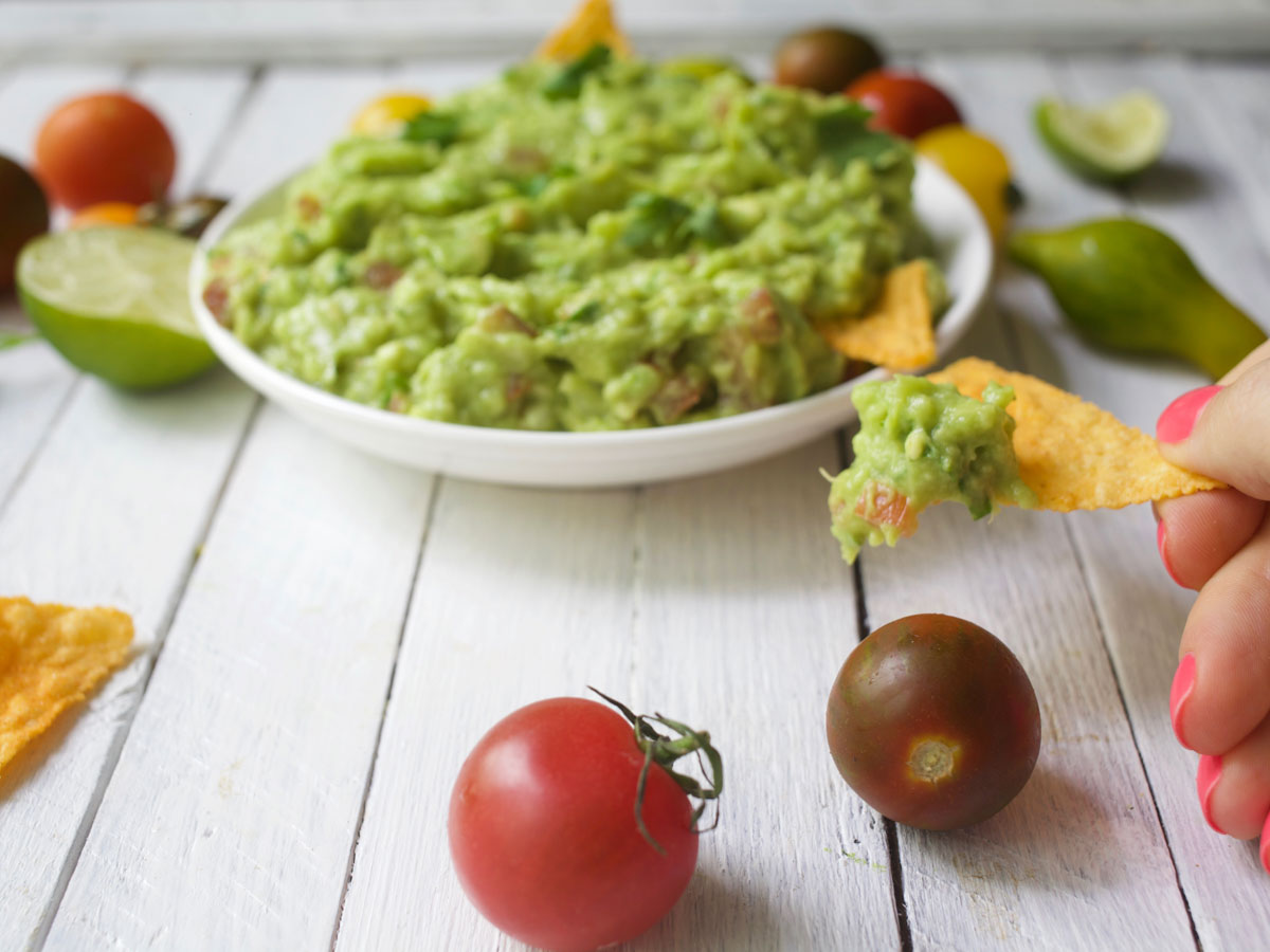 guacamole cu tortilla reteta