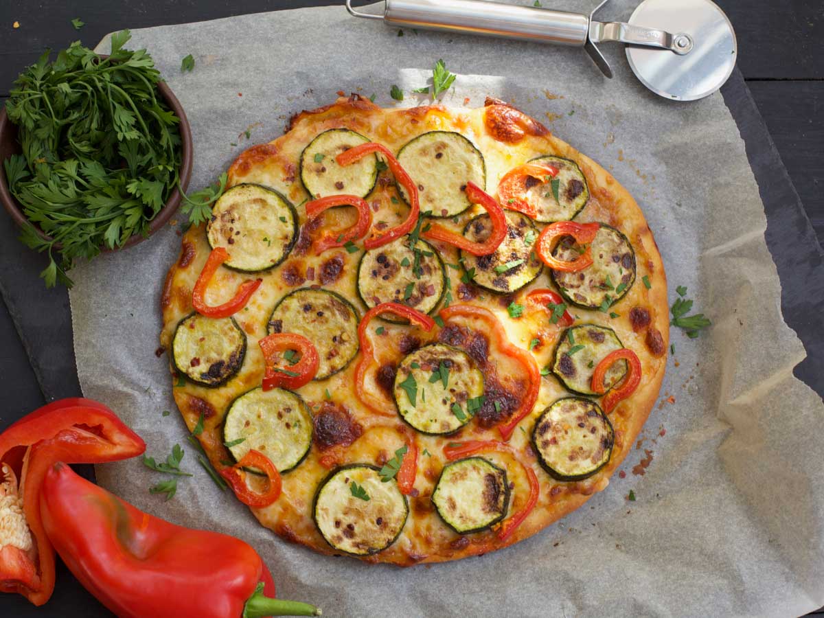 Cauliflower pizza crust