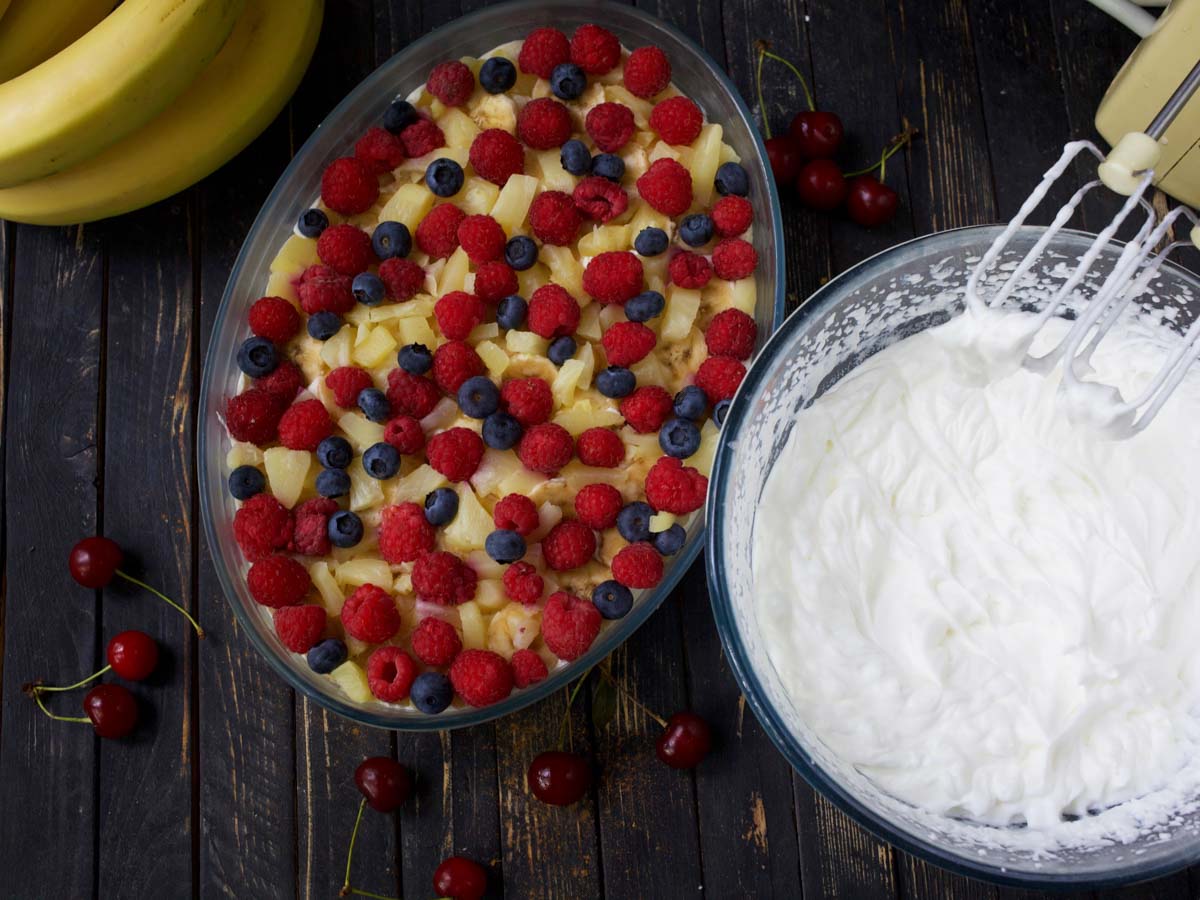 Vegan Banana Split Pie