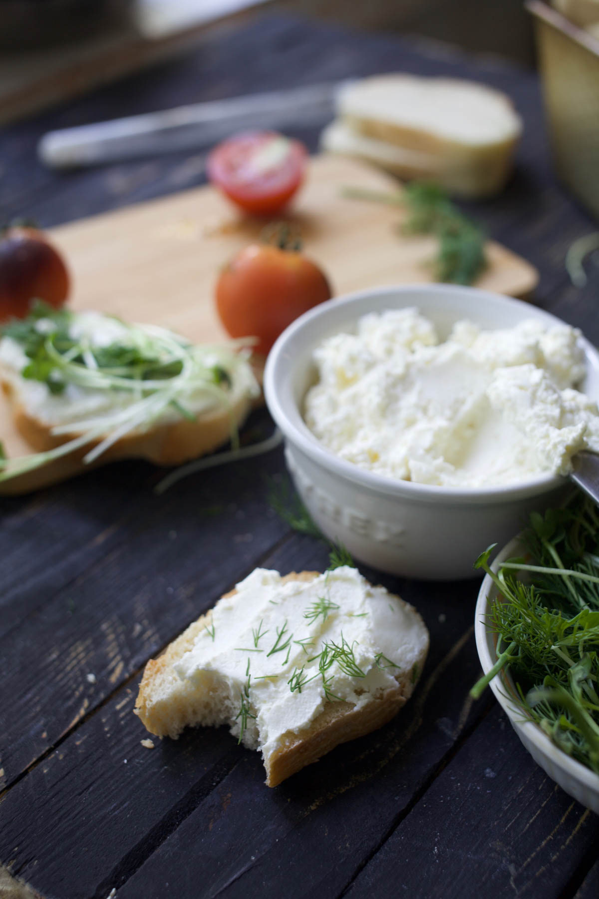 Vegan Cream Cheese recipe with probiotics