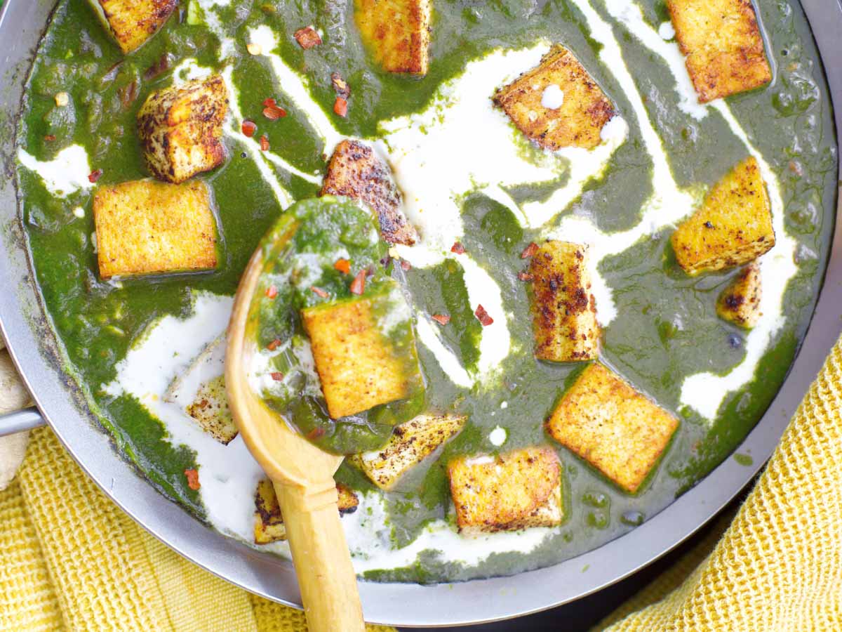 Vegan Palak Paneer