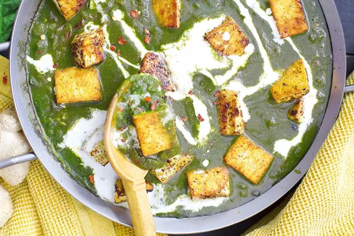 how to make Palak Paneer vegan