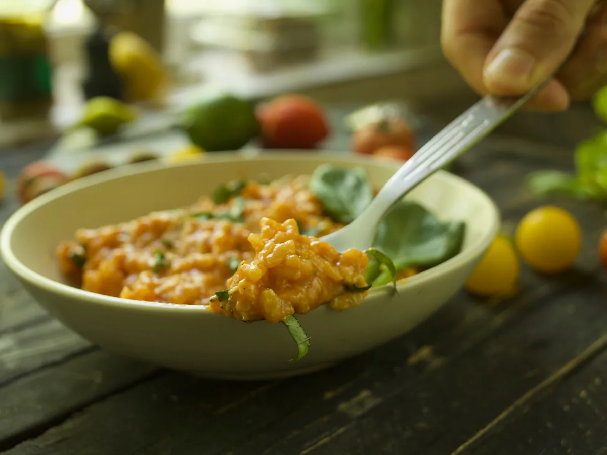 Vegan Roasted Tomato Risotto