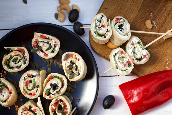 Vegan Tortilla Roll Ups - Gourmandelle