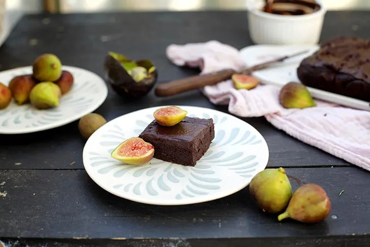 chocolate avocado brownies