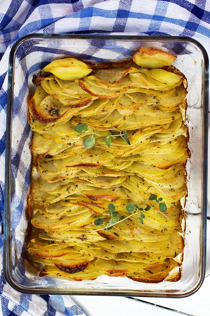 easy Hasselback Casserole