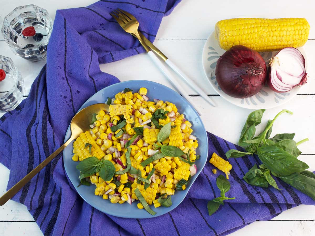 fresh corn salad