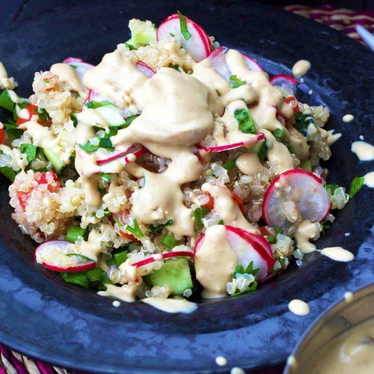 healthy vegan quinoa salad salata cu quinoa