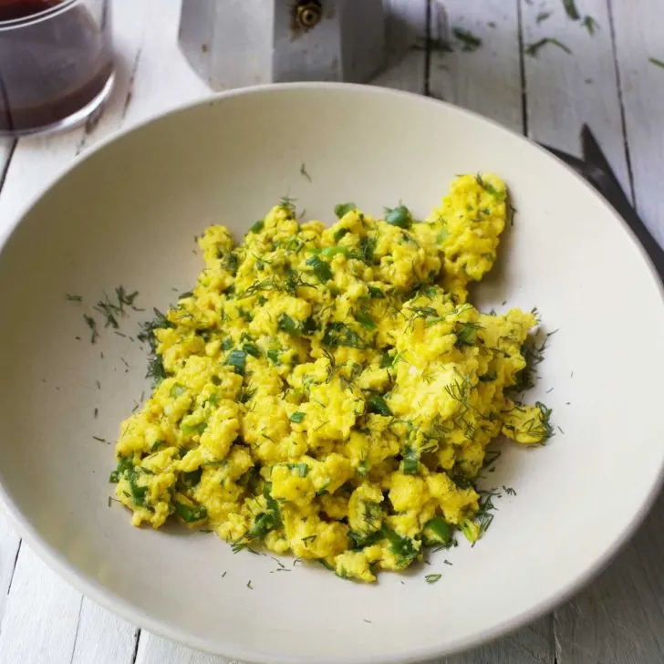 how to make Vegan Scrambled Eggs