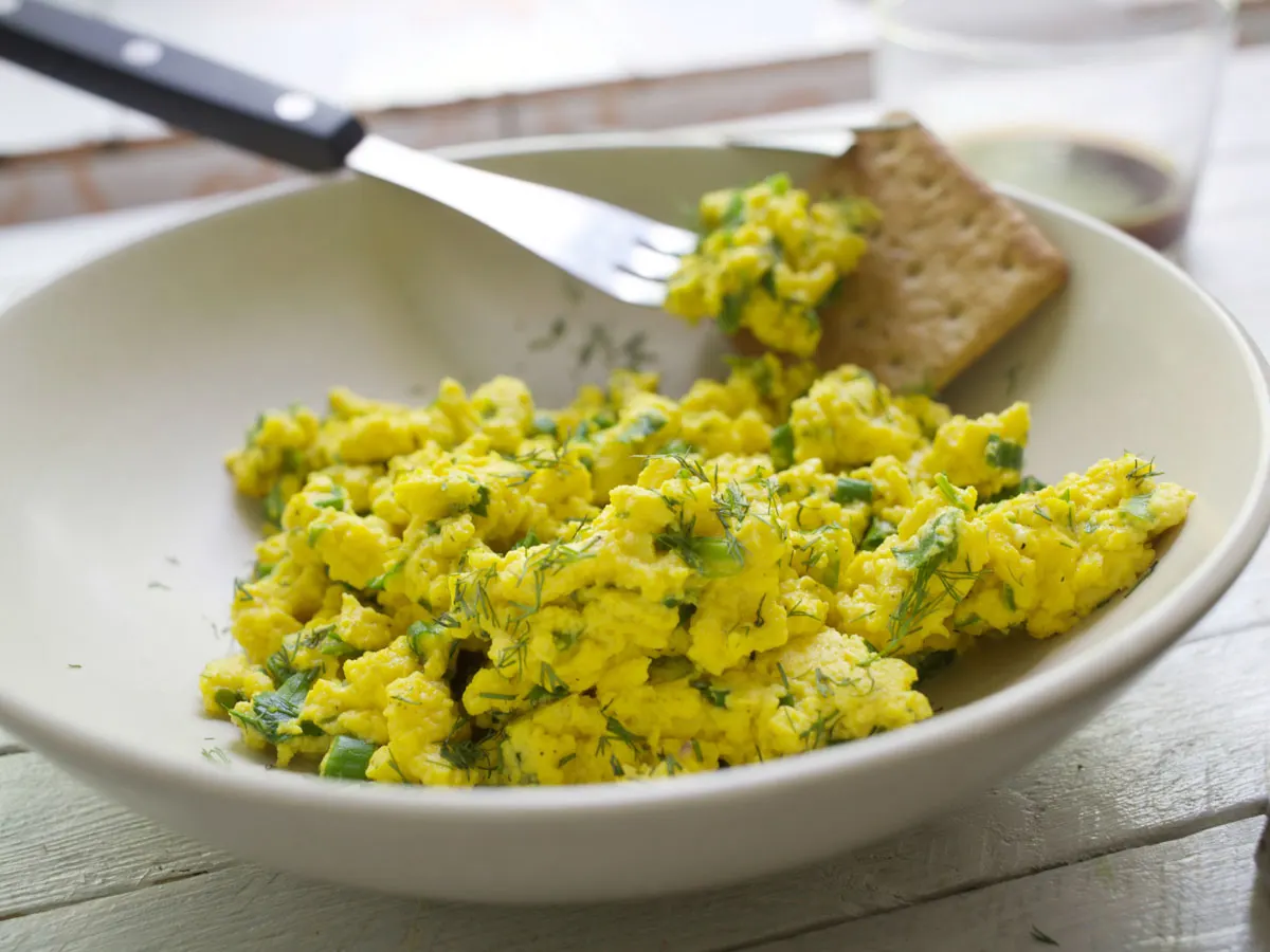 how to make Vegan Scrambled Eggs recipe