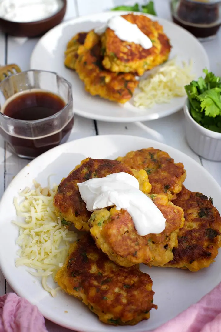 how to make corn fritters