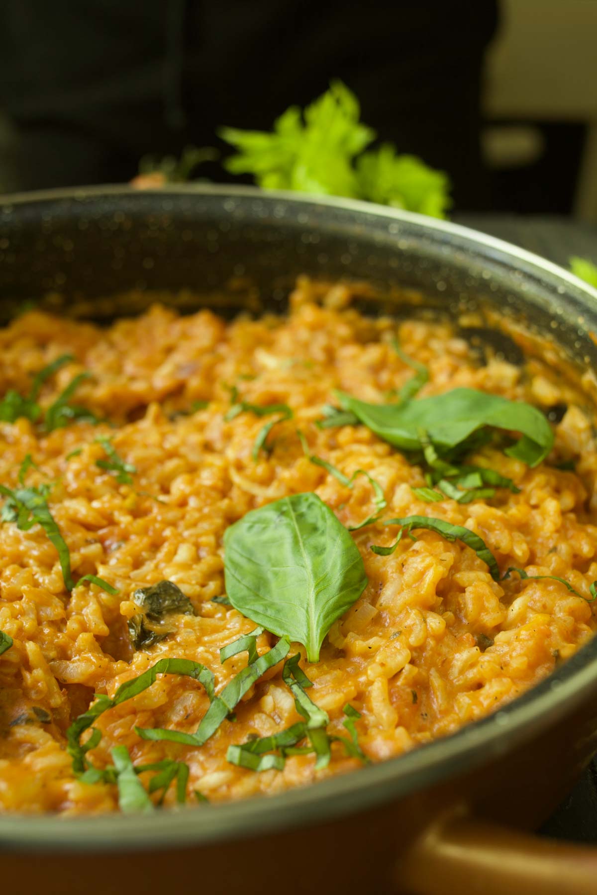 recipe for Vegan Roasted Tomato Risotto