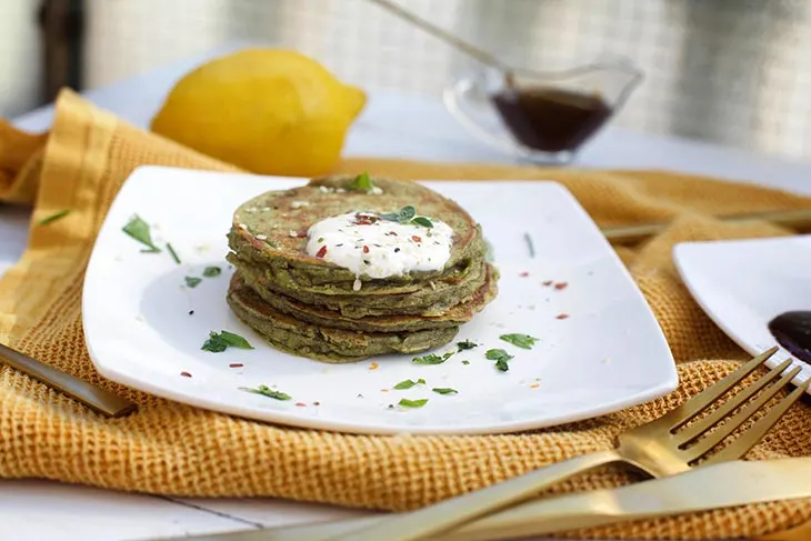 savory avocado pancakes recipe