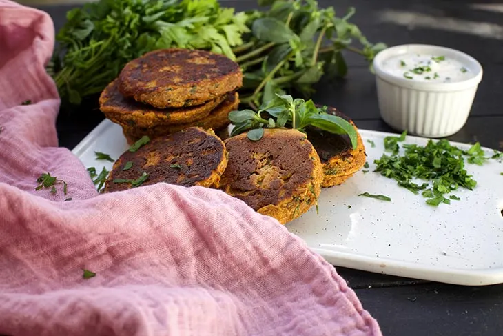 vegan sweet potato cakes