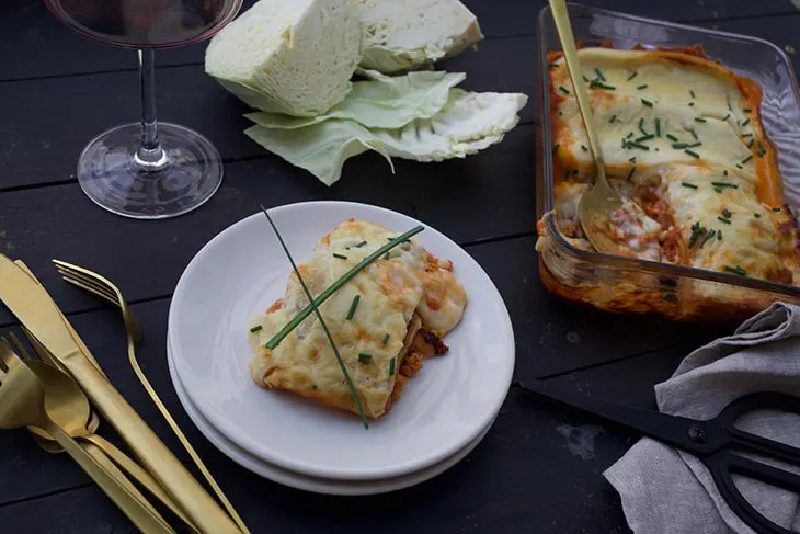 Vegan Cabbage Lasagna low carb