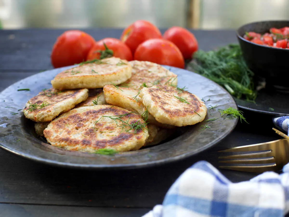 vegan potato pancakes