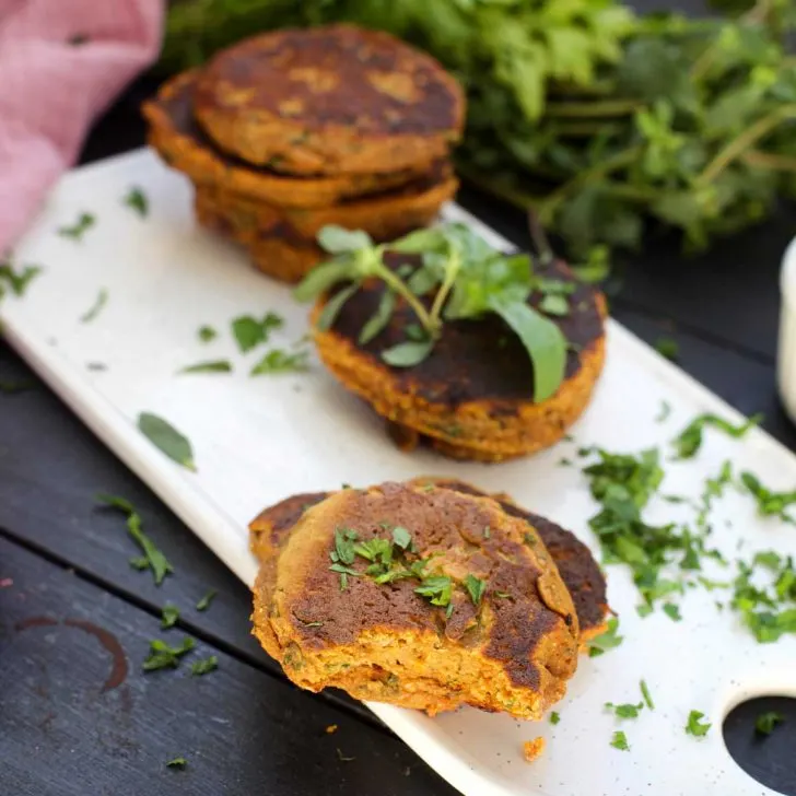 sweet potato cakes bite Chiftelute de cartof dulce