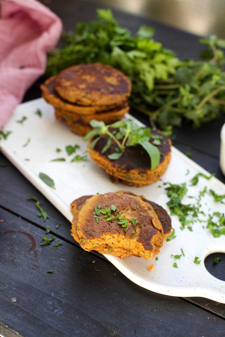 sweet potato cakes bite Chiftelute de cartof dulce