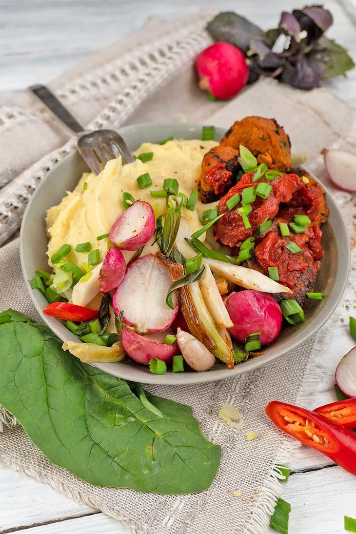 Easy Healthy Vegan Mashed Potato Bowl