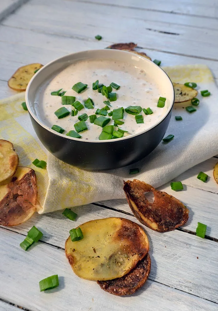 French Onion Dip vegan recipe