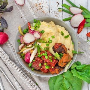 Healthy Vegan Mashed Potato Bowl