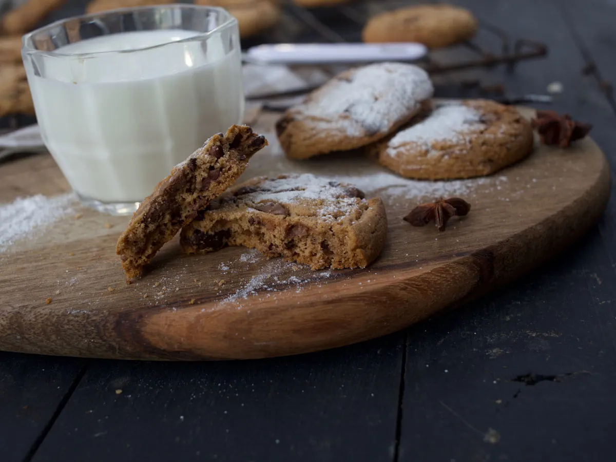 biscuiti cu dovleac si ciocolata