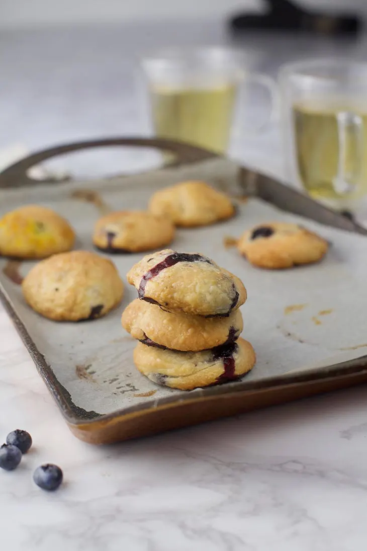 easy blueberry cookies
