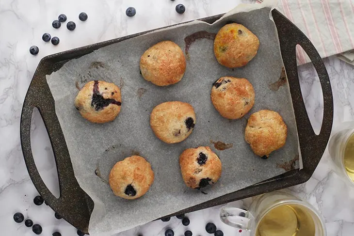 vegan blueberry cookies Biscuiti cu afine reteta