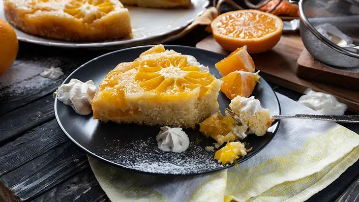 Citrus Upside Down Cake vegan