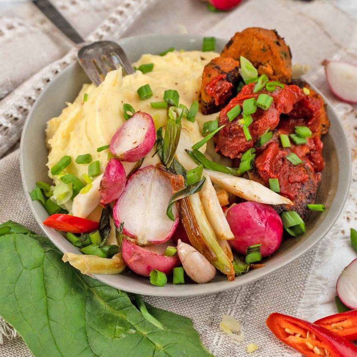 Easy Healthy Vegan Mashed Potato Bowl