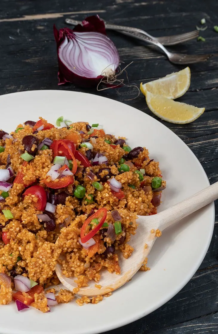 Mexican Quinoa healthy vegan recipe