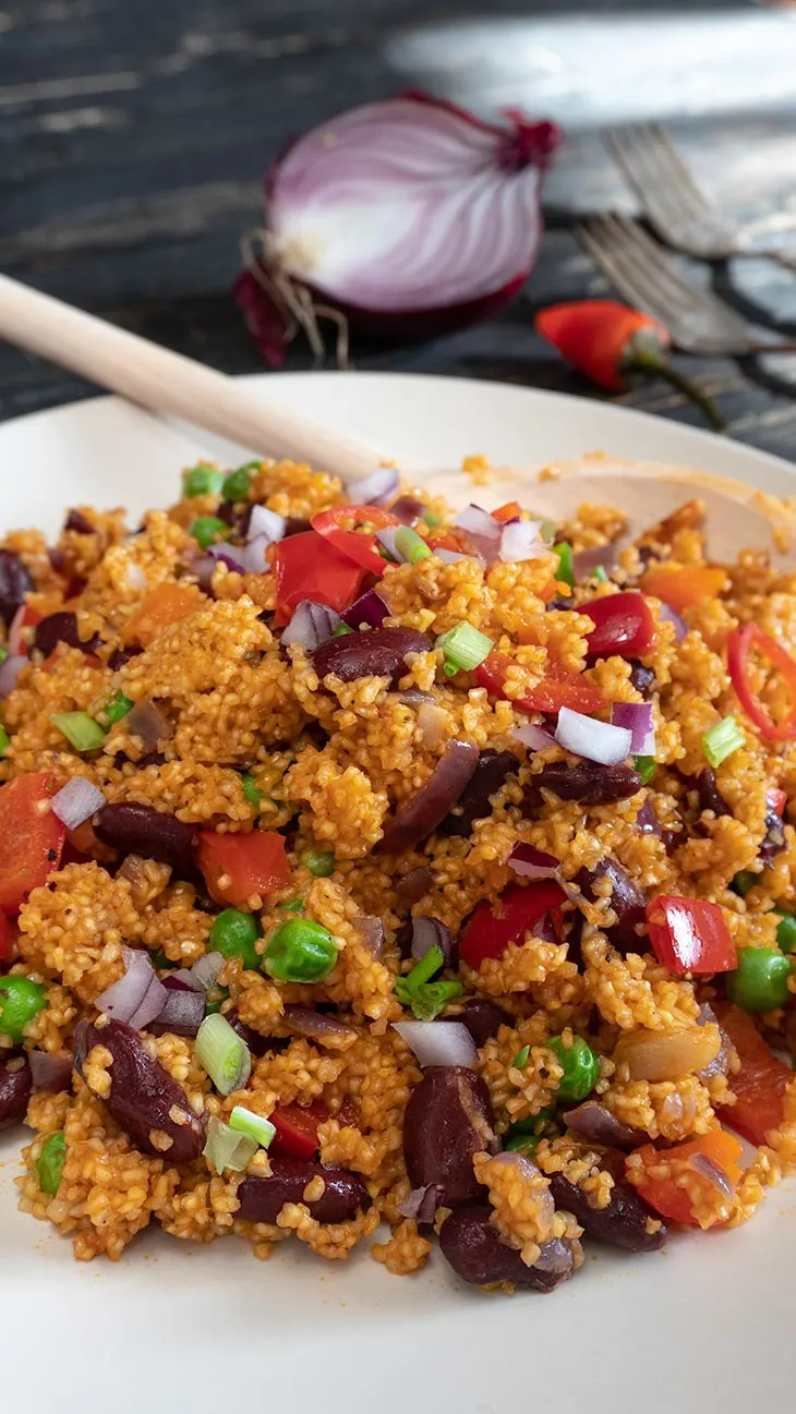 Quinoa mexicana vegana