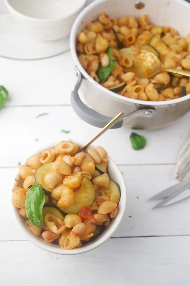 Pasta Fagioli with beans