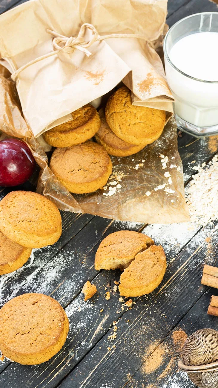 easy vegan Cinnamon Cookies