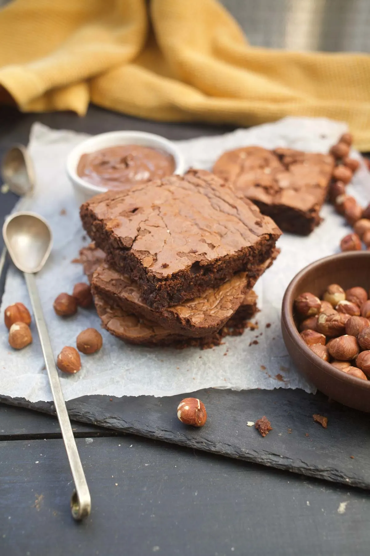 Vegan Nutella Brownies