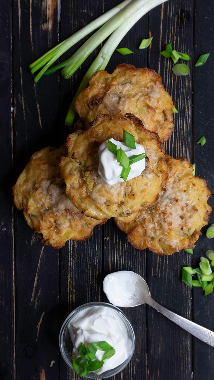 Baked Mashed Potato muffins with brussel sprouts