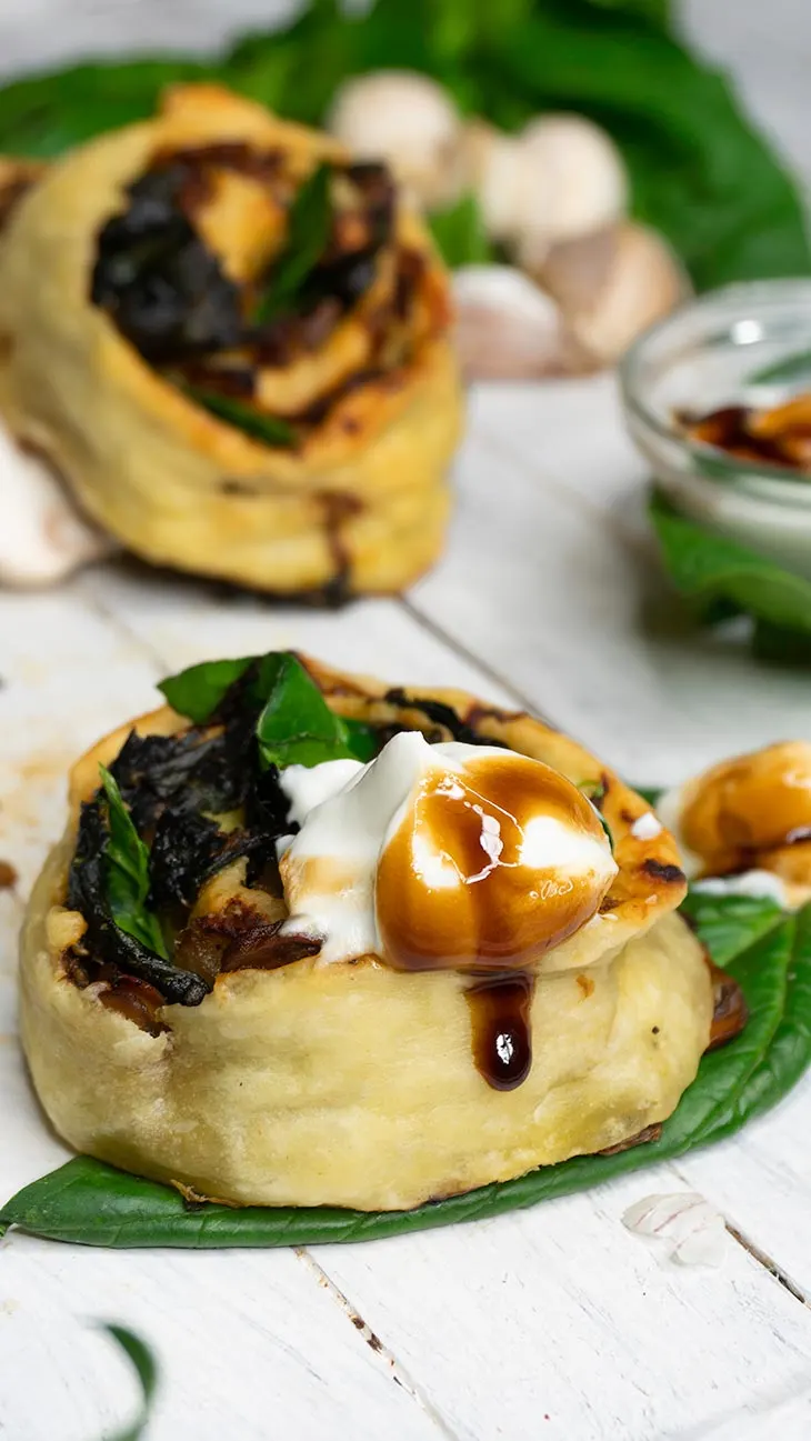 Savory Mushroom Rolls Appetizer