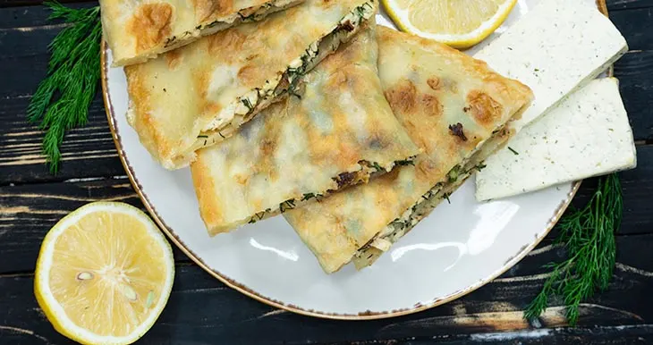 vegetarian gozleme