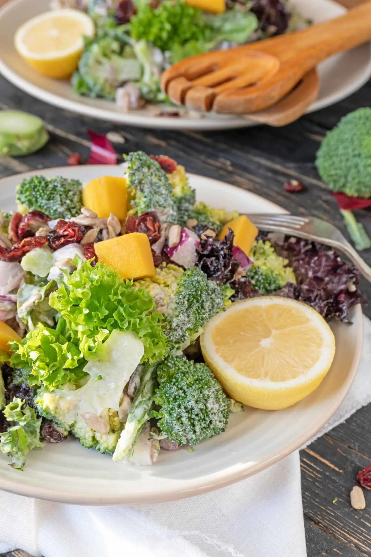 vegan broccoli salad