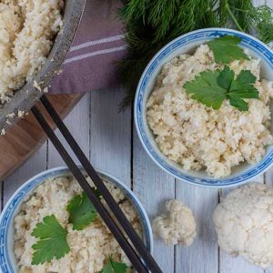 Cauliflower Rice vegan keto